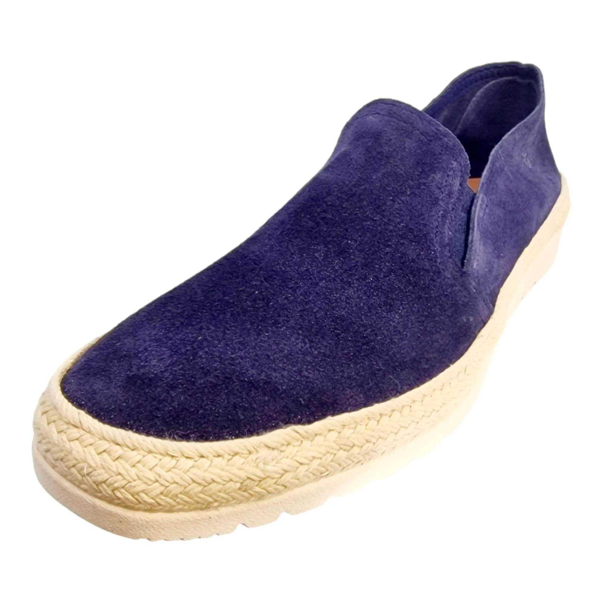 ZAPATO ESPADRILLES HOMBRE PIEL MARINO