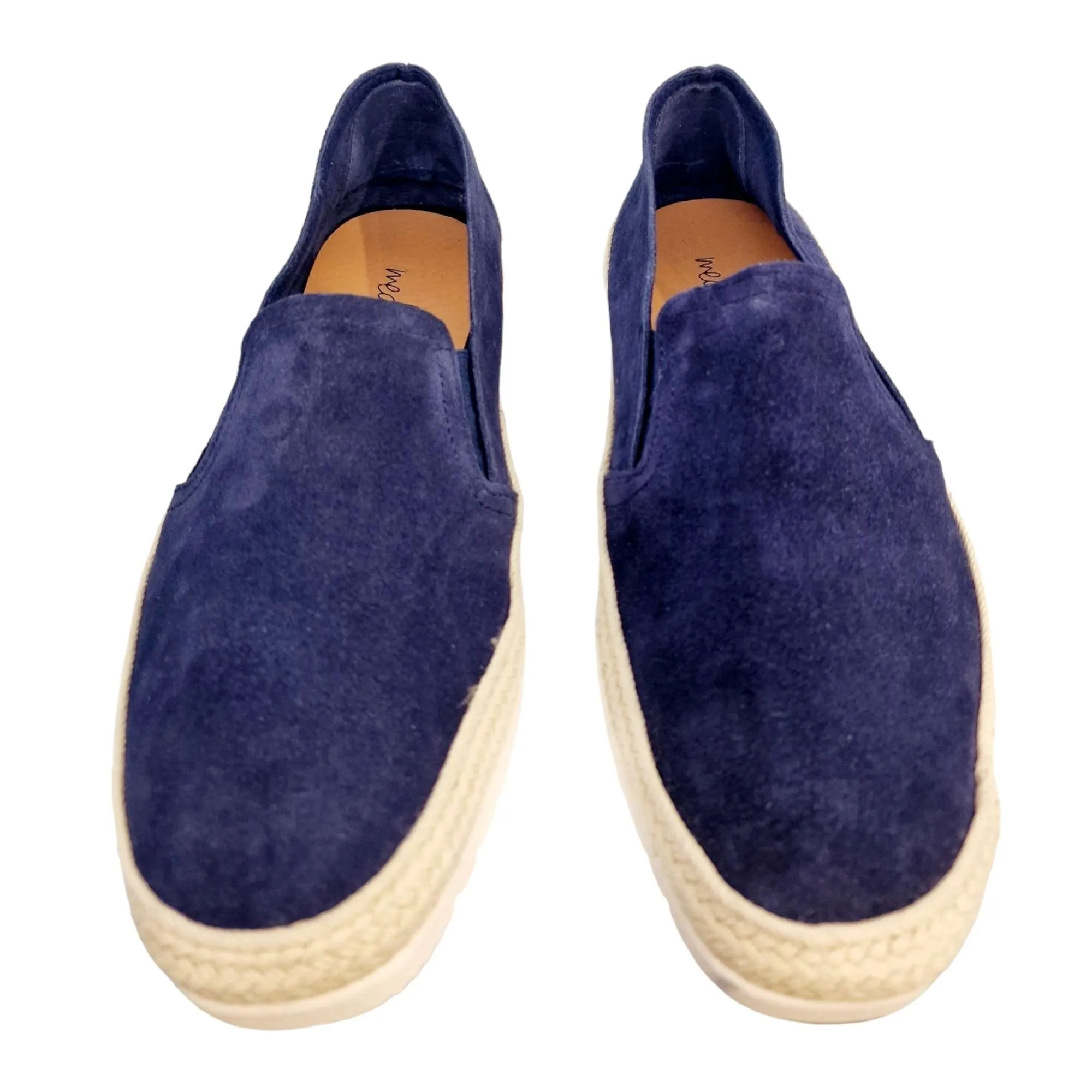 ZAPATO ESPADRILLES HOMBRE PIEL MARINO