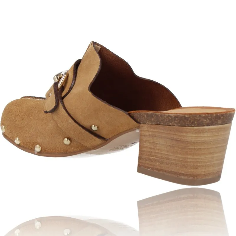 Zapatos Zuecos de Piel para Mujer de Weekend 16225 Aveiro