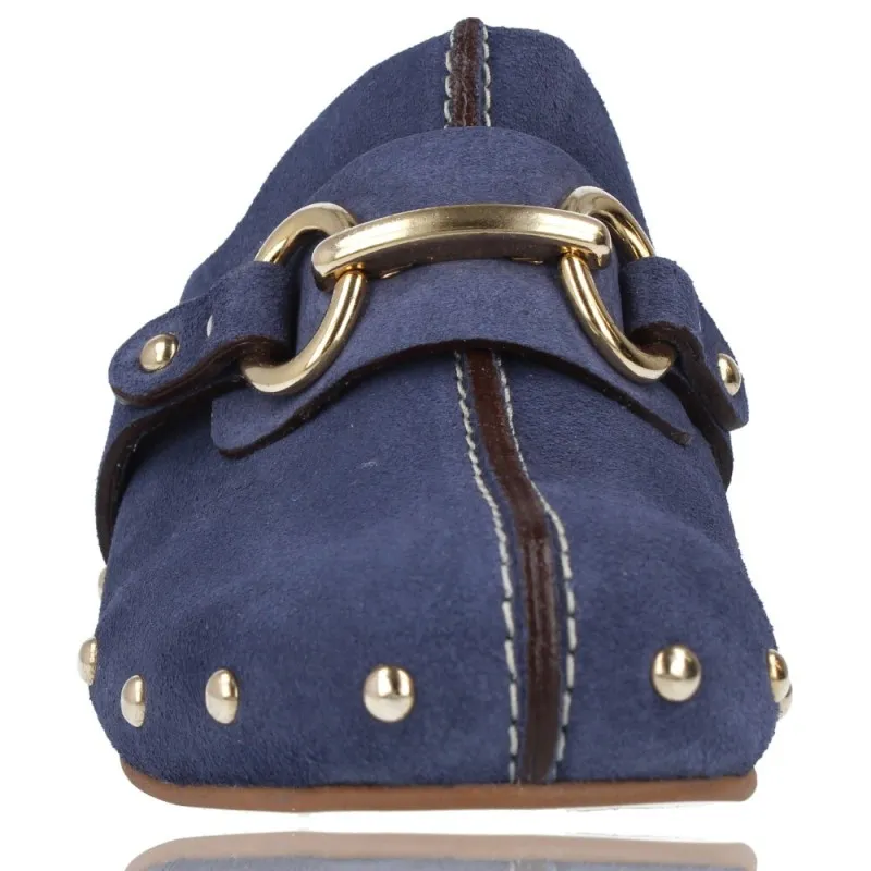 Zapatos Zuecos de Piel para Mujer de Weekend 16225 Aveiro